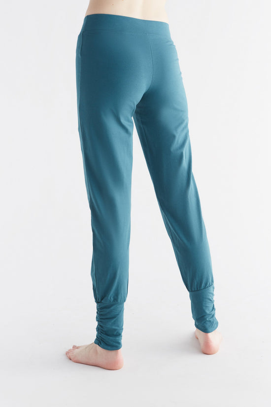 Leela Cotton 4415T | Damen Yogahose stretch - Tanne Zeitlich begrenztes Angebot