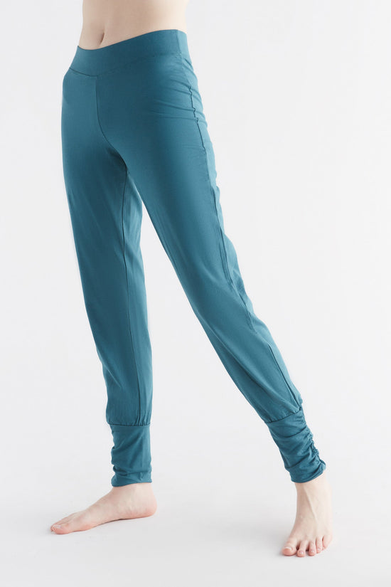 Leela Cotton 4415T | Damen Yogahose stretch - Tanne Zeitlich begrenztes Angebot