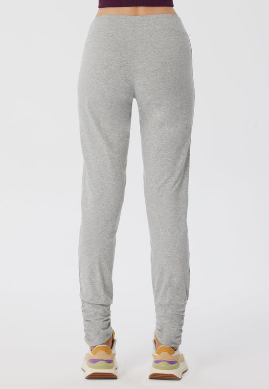 Leela Cotton 4415G | Damen Yogahose stretch - Hellgrau Blitzangebot