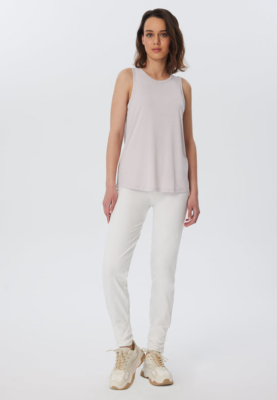 Leela Cotton 4415W | Damen Yogahose stretch - Naturweiss Neuheiten