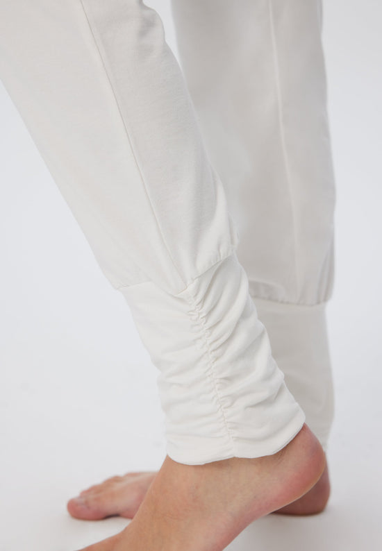 Leela Cotton 4415W | Damen Yogahose stretch - Naturweiss Neuheiten