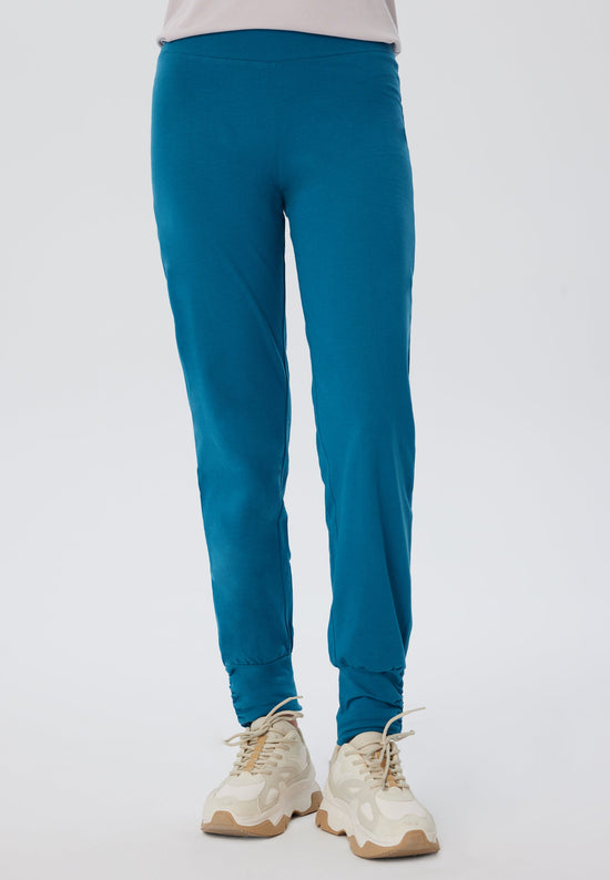 Leela Cotton 4415P | Damen Yogahose stretch - Petrol Bestseller