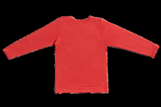 Leela Cotton 2650RW | Baby Wendelangarmshirt - Hibiskus-Naturweiss Tiefpreis