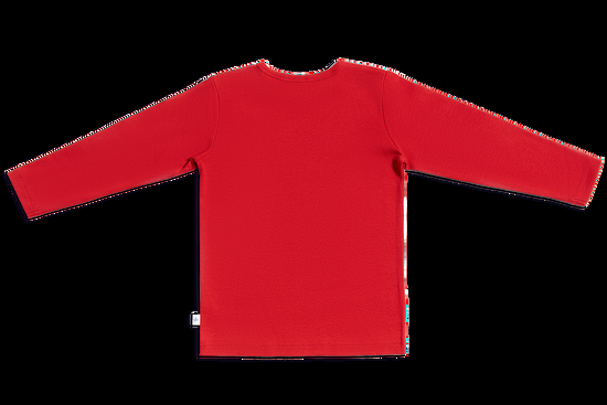 Leela Cotton 2064 | Baby Basic Langarmshirt - Ziegelrot Begrenzte Freigabe