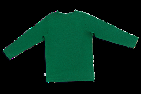 Leela Cotton 2062 | Baby Basic Langarmshirt - Moosgrün JETZT KAUFEN