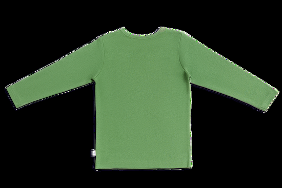 Leela Cotton 2060W | Baby Basic Langarmshirt - Waldgrün Neueste Stile