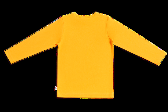 Leela Cotton 2060O | Baby Basic Langarmshirt - Sonnengelb Letzte 2 Tage