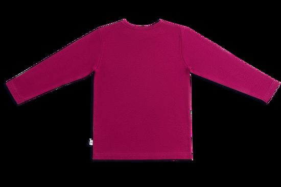 Leela Cotton 2060F | Baby Basic Langarmshirt - Fuchsia Letzter Tag