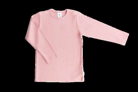 Leela Cotton 2060 VR | Baby Basic Langarmshirt - Altrosa Zeitbegrenzte Promotion