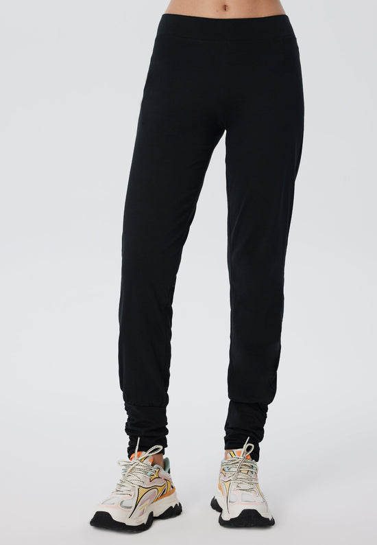 Leela Cotton 4415S | Damen Yogahose stretch - Schwarz Riesige Rabatte