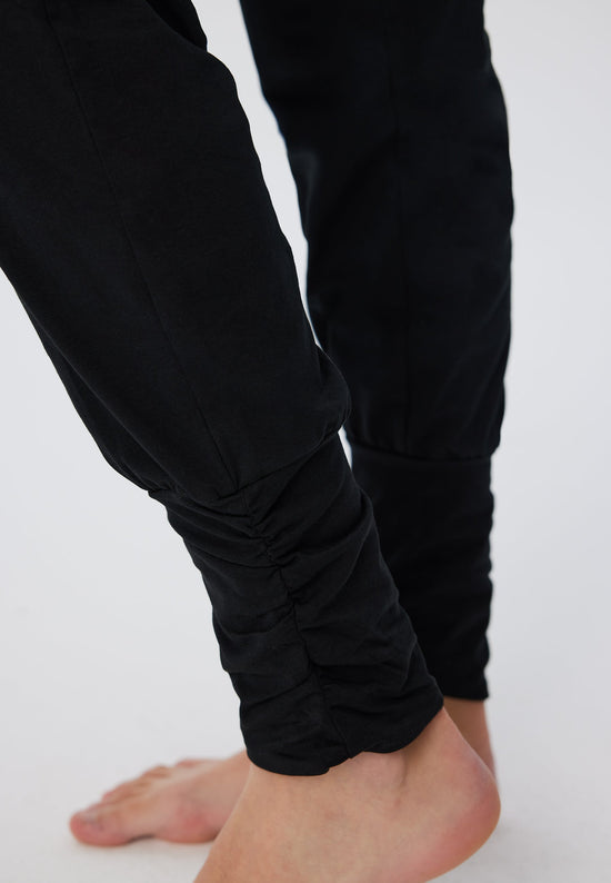 Leela Cotton 4415S | Damen Yogahose stretch - Schwarz Riesige Rabatte