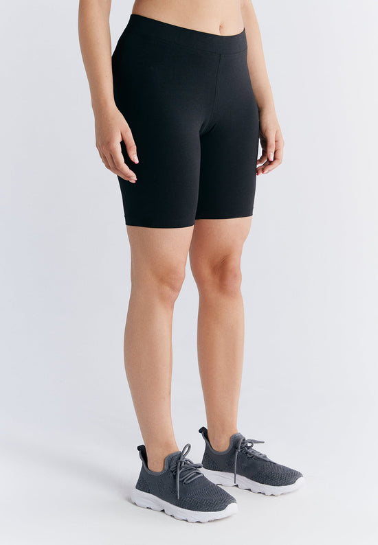 Leela Cotton 1417-021 | Radlerhose - Schwarz Black Friday Preise