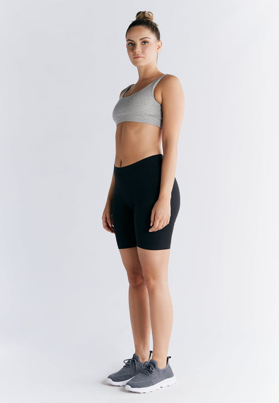 Leela Cotton 1417-021 | Radlerhose - Schwarz Black Friday Preise