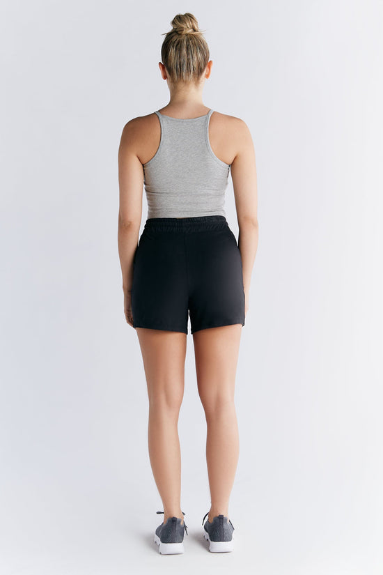 Leela Cotton 1217-047 | Crop-Top - Grau Begrenztes Angebot