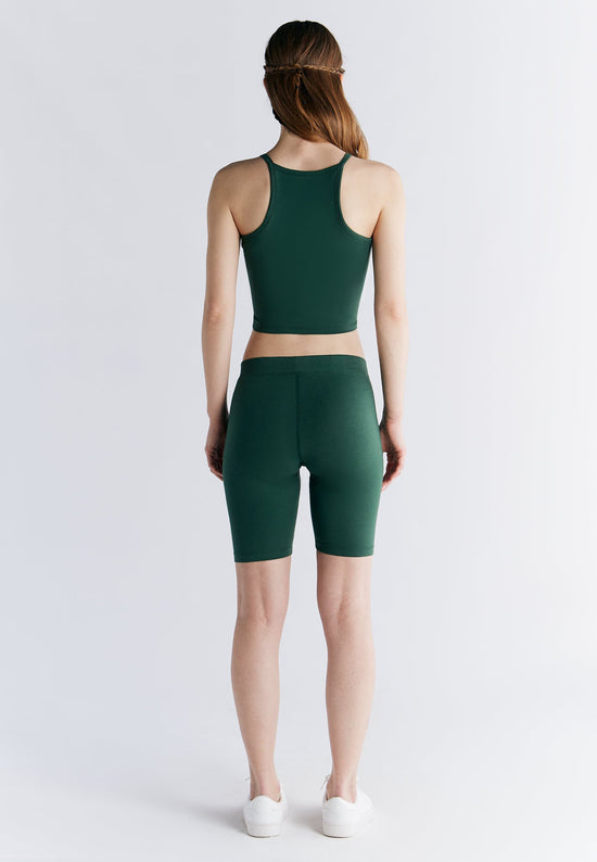 Leela Cotton 1217-067 | Crop-Top - Tannennadel Exklusivangebot