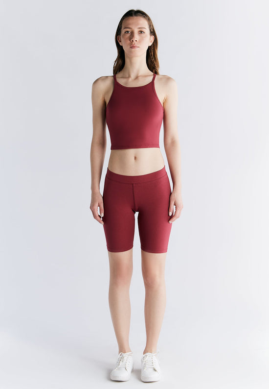 Leela Cotton 1217-069 | Crop-Top - Rosarot Saisonschlussverkauf