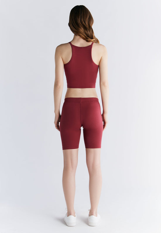 Leela Cotton 1217-069 | Crop-Top - Rosarot Saisonschlussverkauf
