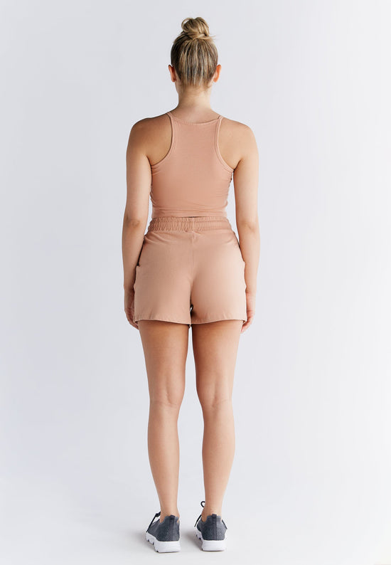 Leela Cotton 1217-070 | Crop-Top - Café Crema Black Friday