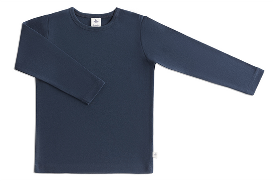 Leela Cotton 2060 ID | Baby Basic Langarmshirt - Indigo Cyber Monday