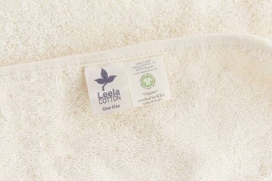 Leela Cotton 2500-01 | Baby Badehandtuch - Natur Letzte 3 Tage
