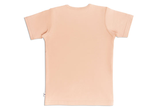 Leela Cotton 2010 CC | Basic Kurzarmshirt - Café Crema Bis zu 50% Rabatt