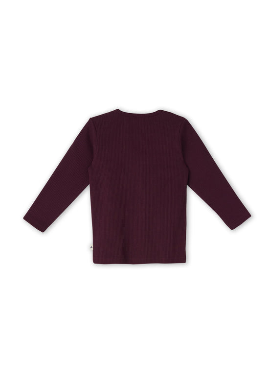 Leela Cotton 2068 AU | Ripp-Shirts - Aubergine Vierteljährliche Förderung