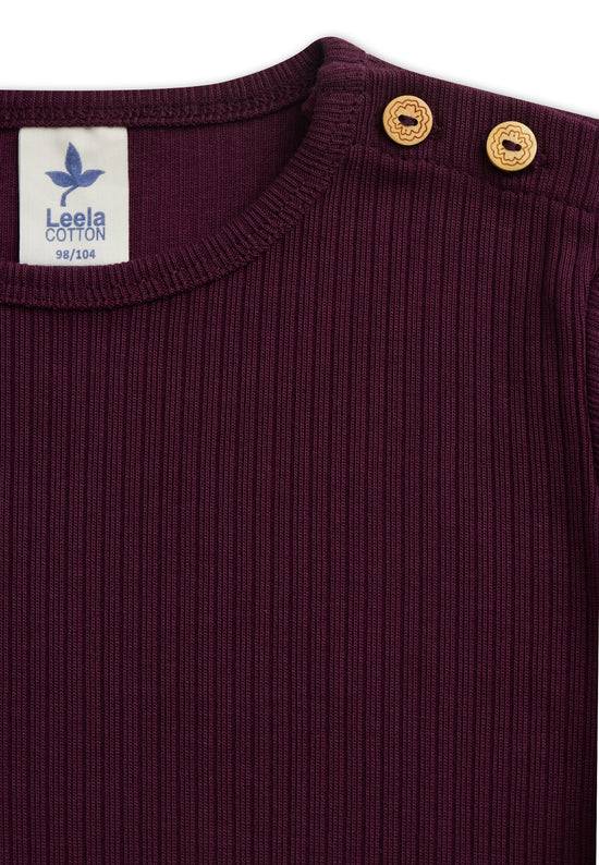 Leela Cotton 2068 AU | Ripp-Shirts - Aubergine Vierteljährliche Förderung