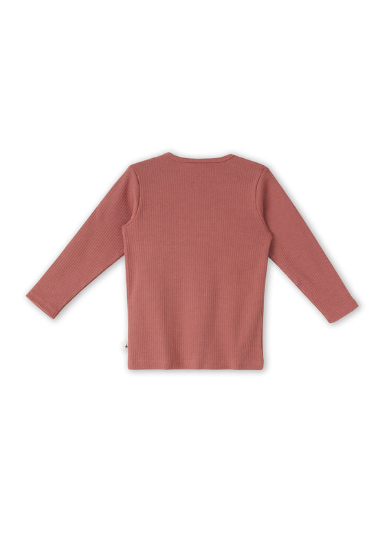 Leela Cotton 2068 WR | Ripp-Shirts - Dunkel Mauve Bis zu 55% Rabatt