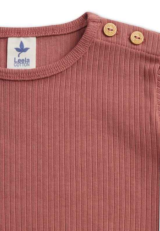 Leela Cotton 2068 WR | Ripp-Shirts - Dunkel Mauve Bis zu 55% Rabatt