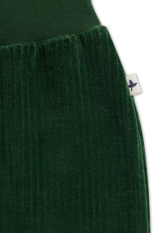 Leela Cotton 2072 TL | Baby Cordhose breiter Bund - Tannennadel Auslauf