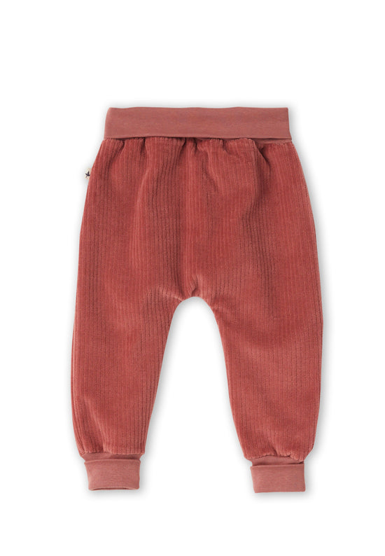 Leela Cotton 2072 WR | Baby Cordhose breiter Bund - Dunkel Mauve Verkauf