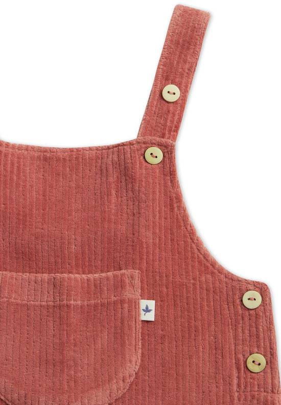 Leela Cotton 2444 WR | Latzhose - Dunkel Mauve Fabrikverkauf