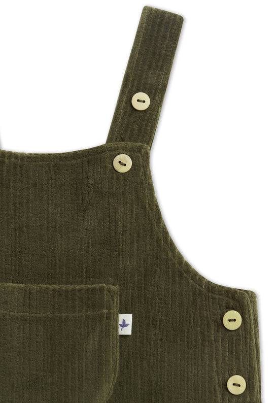 Leela Cotton 2444 OL | Latzhose - Oliv Meist gekauft