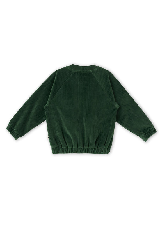 Leela Cotton 2696 TL | Cord Baseballjacke - Tannennadel Kostenloser Versand