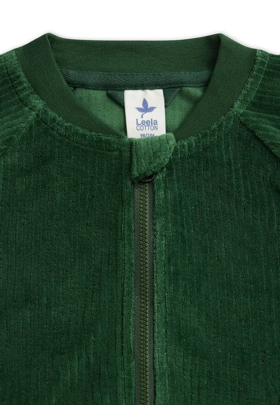 Leela Cotton 2696 TL | Cord Baseballjacke - Tannennadel Kostenloser Versand