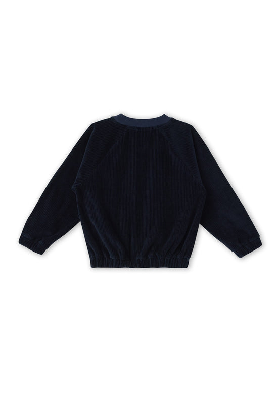 Leela Cotton 2696 AB | Cord Baseballjacke- Nachtblau Fabrikpreis