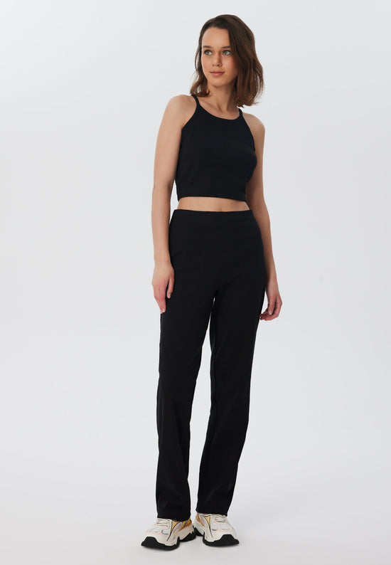 Leela Cotton 4071-021 | Ripp Hose - Schwarz Rabatt