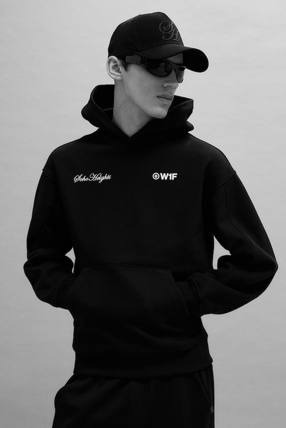 HM Bedruckter Hoodie in Oversized Fit Neuheiten