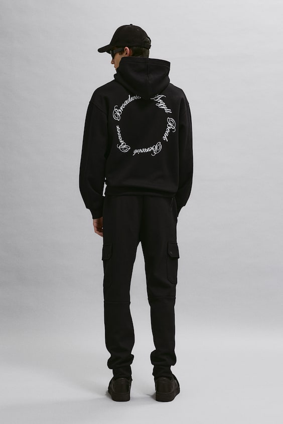 HM Bedruckter Hoodie in Oversized Fit Neuheiten
