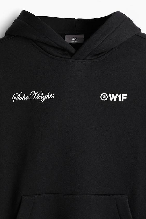 HM Bedruckter Hoodie in Oversized Fit Neuheiten