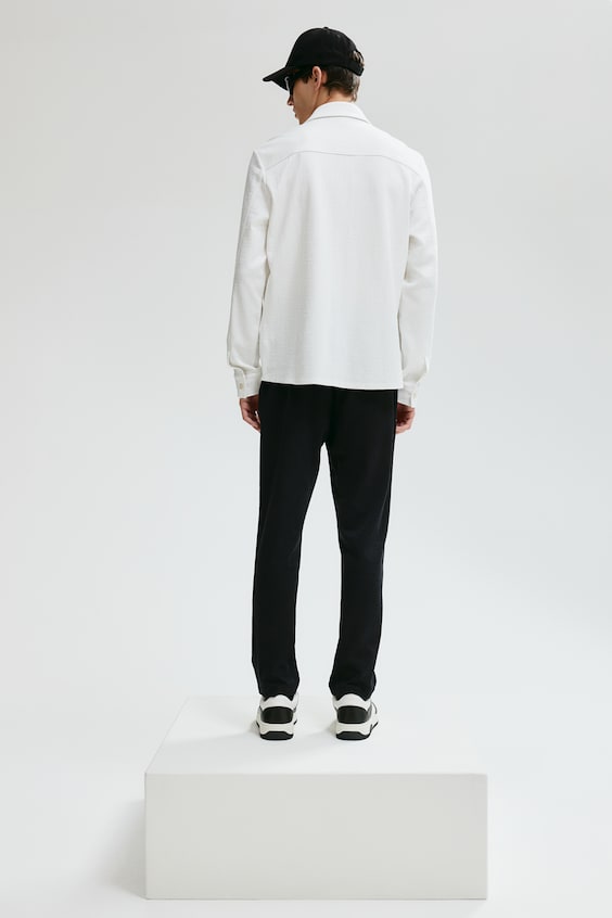 HM Overshirt mit Struktur in Regular Fit Sonderangebote