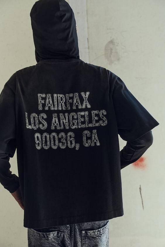 HM Bedrucktes T-Shirt in Oversized Fit VIP-Rabatte