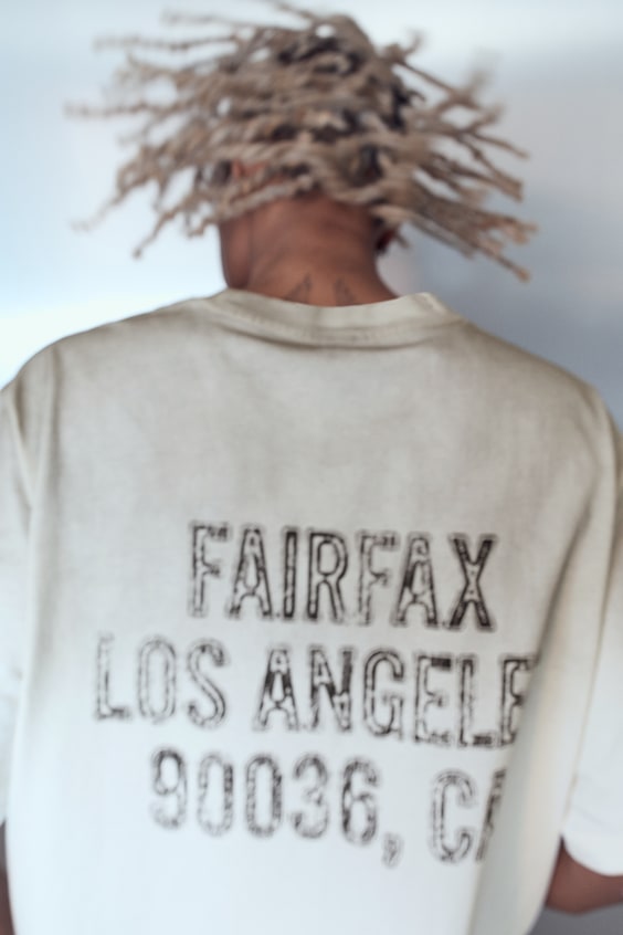 HM Bedrucktes T-Shirt in Oversized Fit Tiefpreis