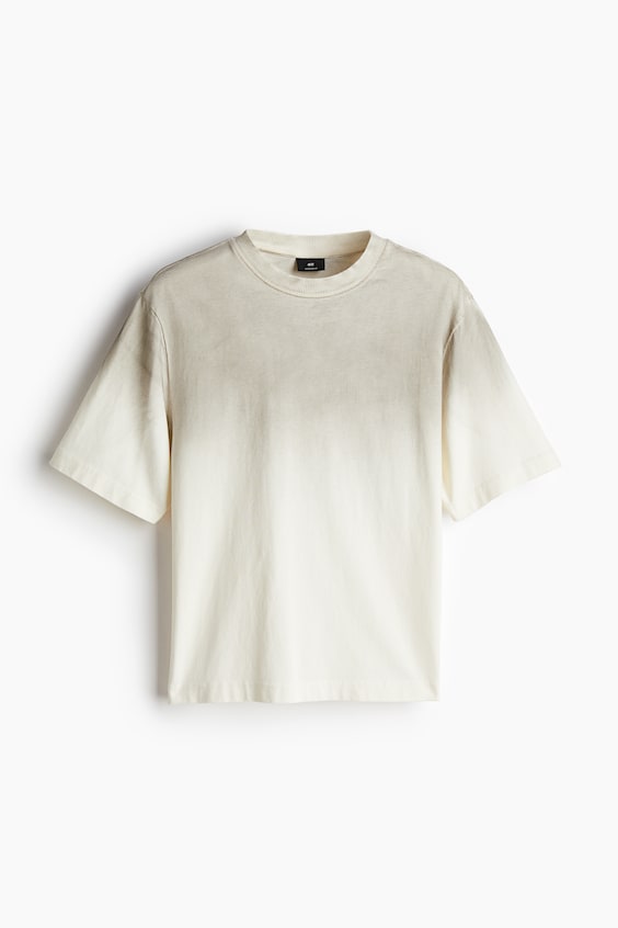 HM Bedrucktes T-Shirt in Oversized Fit Tiefpreis