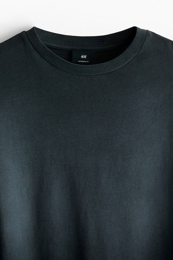 HM Doppellagiges T-Shirt in Oversized Fit Super Sparpreis