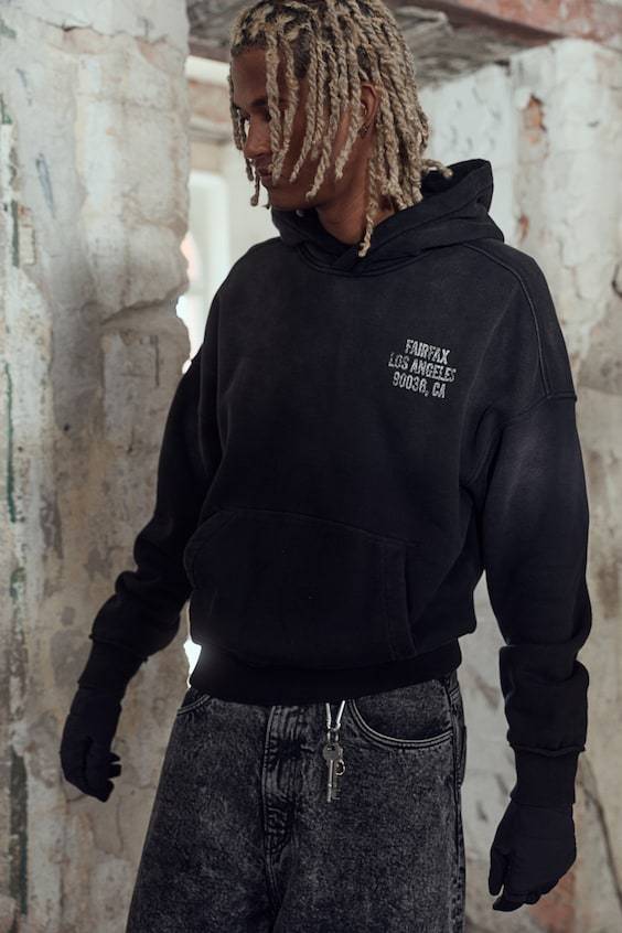 HM Bedruckter Hoodie in Oversized Fit Wochenangebot