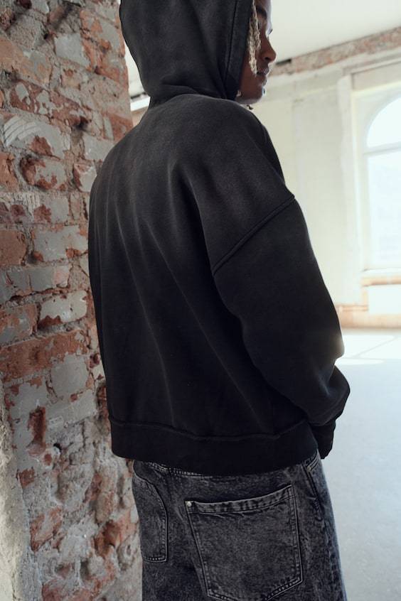 HM Bedruckter Hoodie in Oversized Fit Wochenangebot