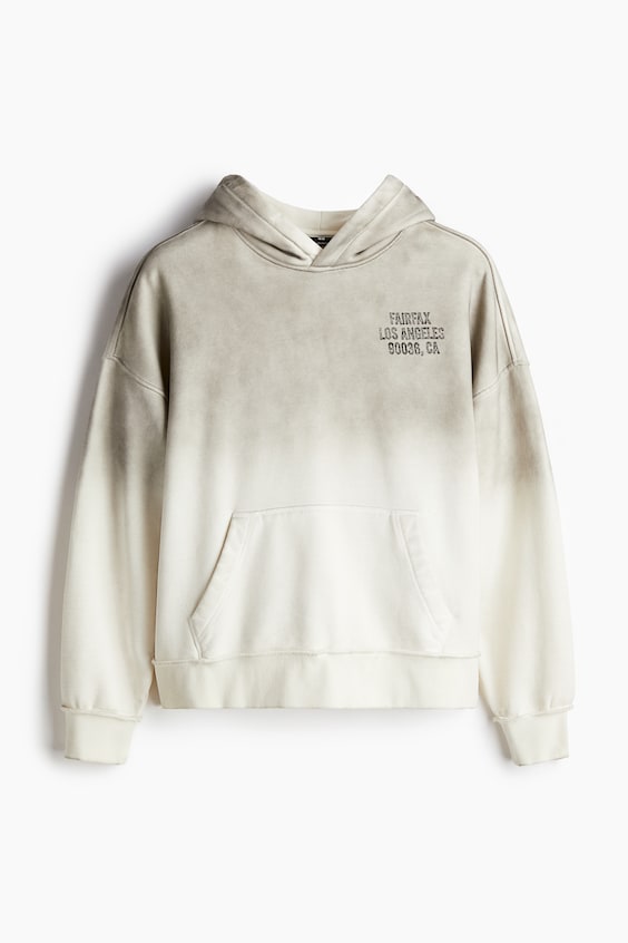 HM Bedruckter Hoodie in Oversized Fit Letzte 3 Tage