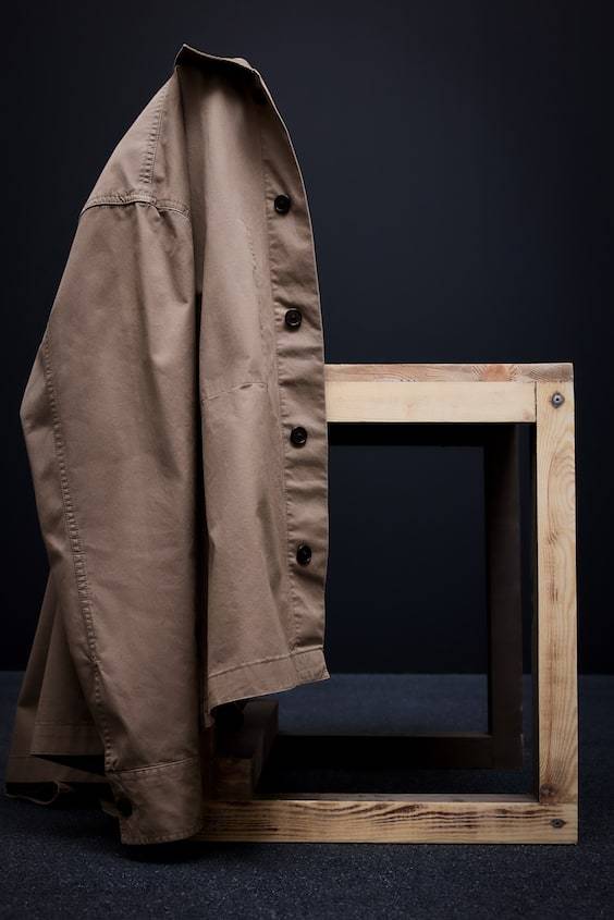 HM Overshirt aus Twill in Regular Fit Vierteljährliche Förderung