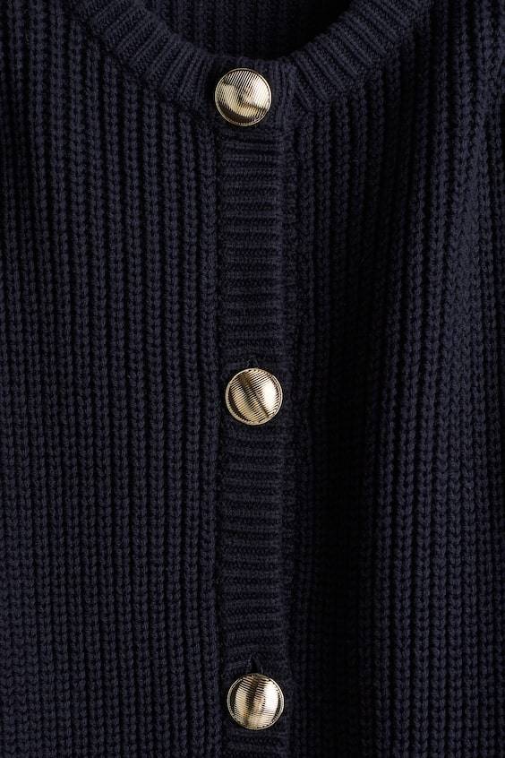 HM Cardigan in Rippstrick Riesige Rabatte